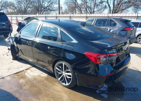 2022 Honda Civic Touring z USA, uszkodzony, nr VIN 2HGFE1F99NH300499